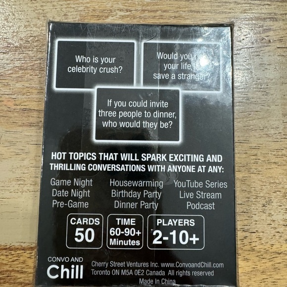 Convo and Chill card game - Picture 2 of 3
